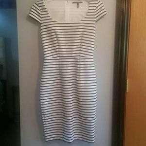 Victoria's Secret Black and White Striped Dress